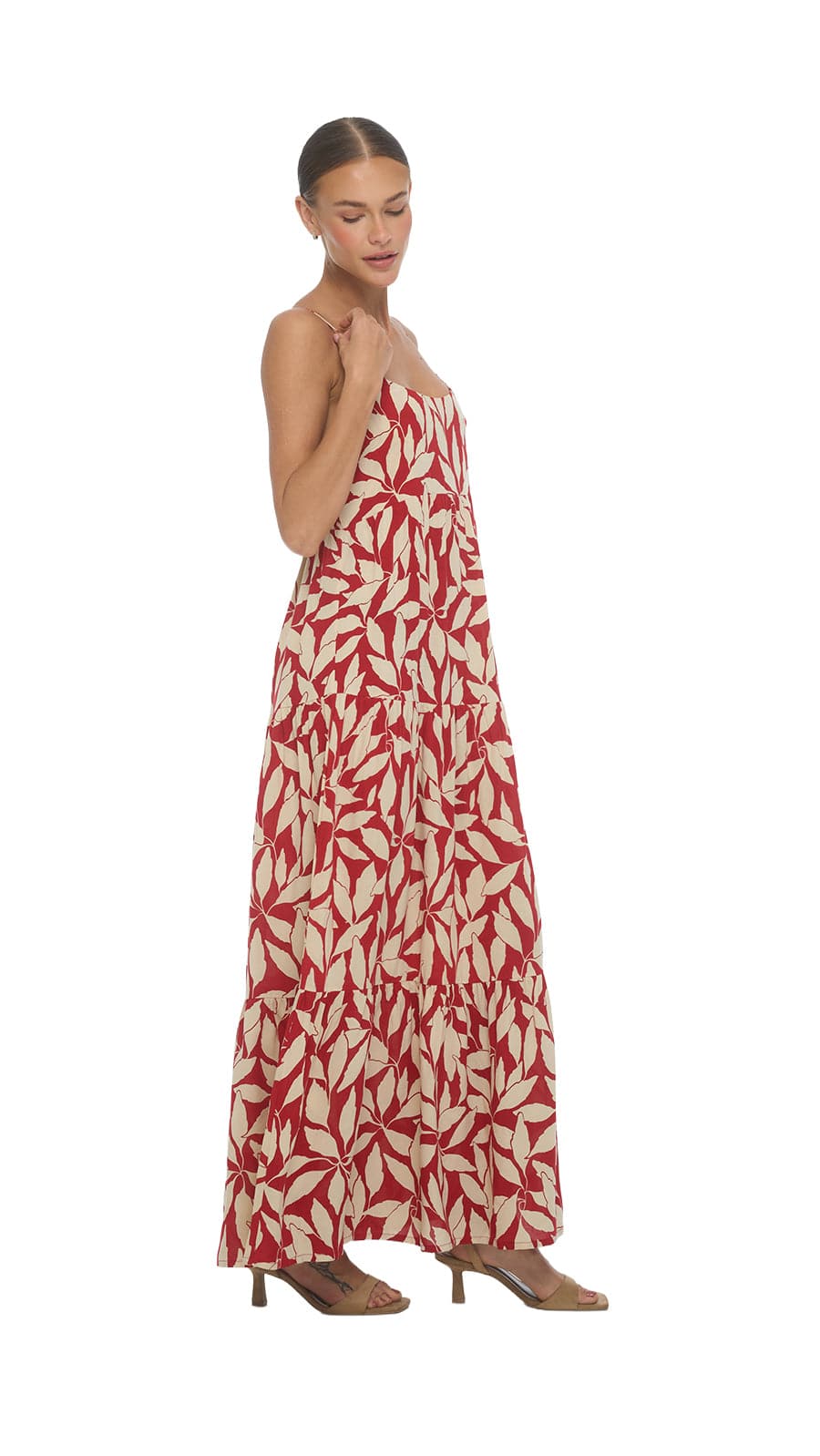 khushclothing DRESSES The Lifestyle Heiva Maxi Dress - Laleen Red