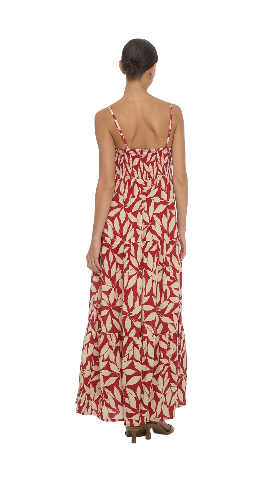 khushclothing DRESSES The Lifestyle Heiva Maxi Dress - Laleen Red