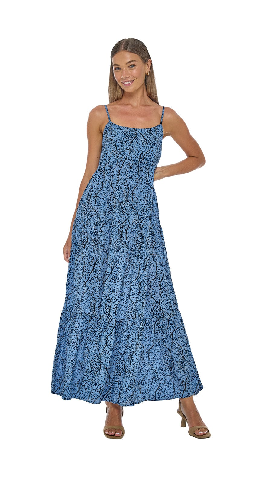 khushclothing DRESSES The Lifestyle Heiva Maxi Dress - Savanae Blue