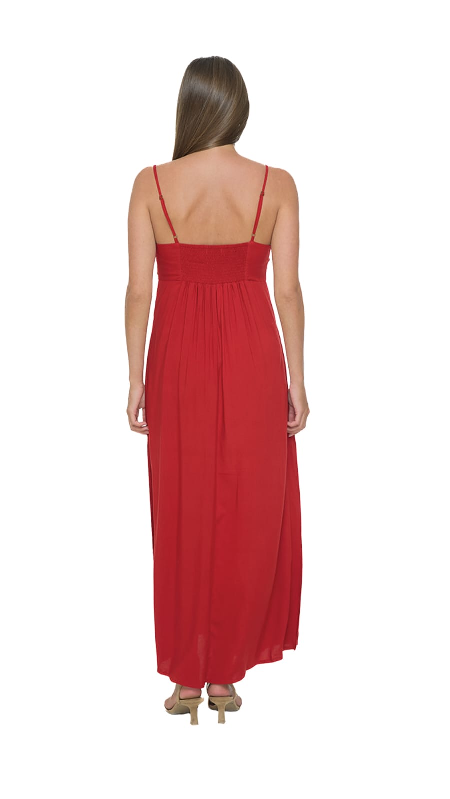 khushclothing DRESSES Zin Maxi Dress - Red