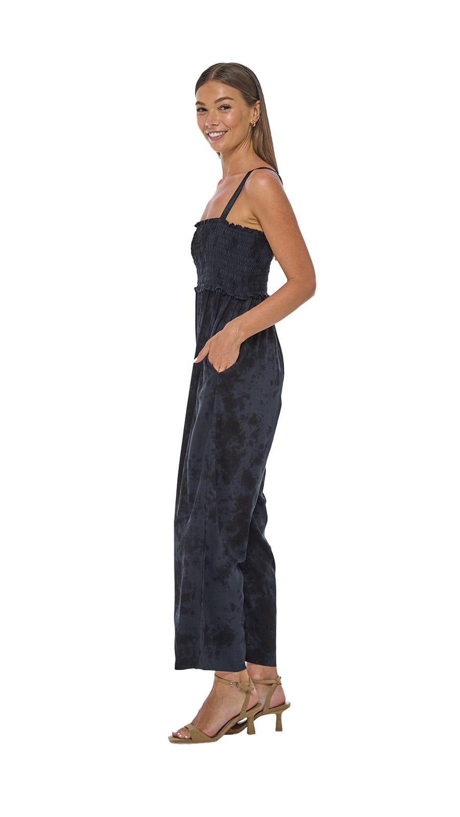 khushclothing JUMPSUITS Alira Jumpsuit - Hazy Ash