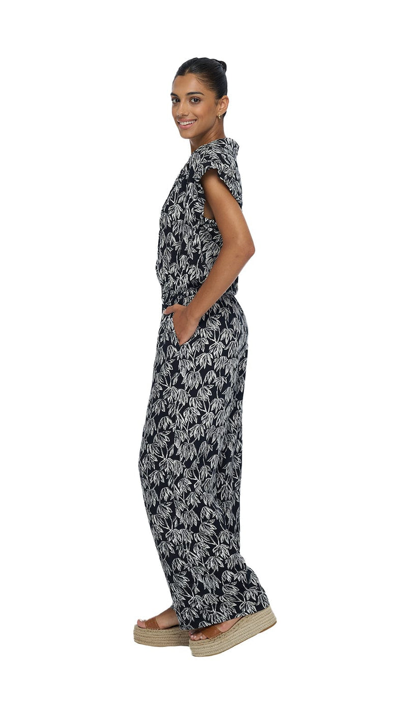 khushclothing JUMPSUITS Chela Muse Jumpsuit - Canopy Black