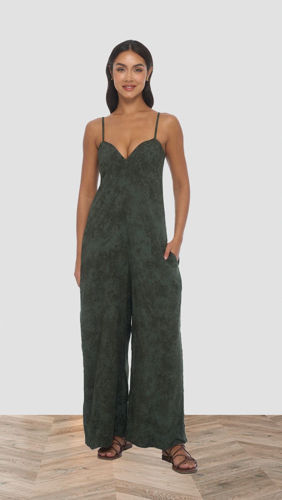 khushclothing JUMPSUITS Mavine Jumpsuit - Hazy Sage