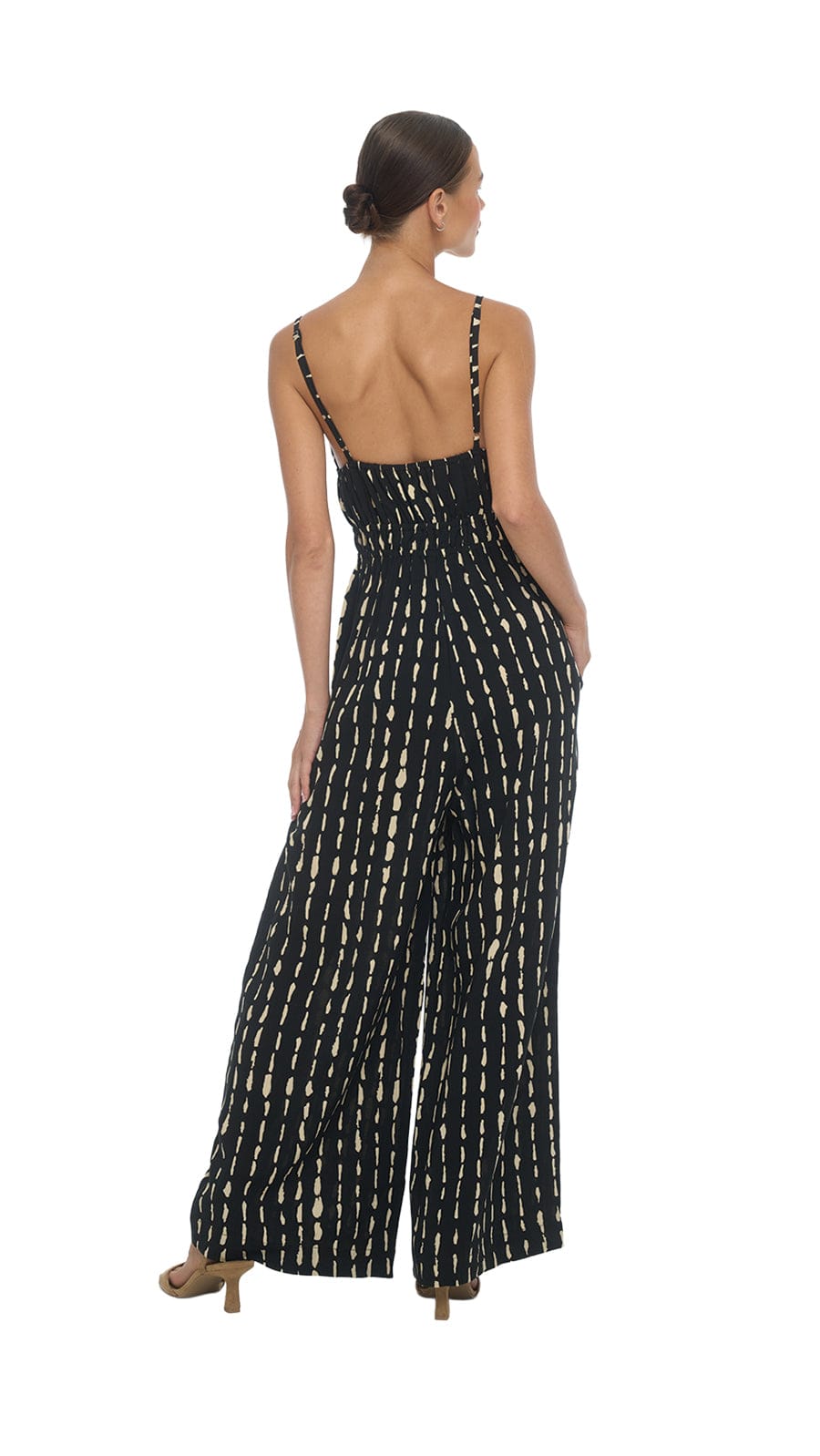 khushclothing JUMPSUITS Perola Muse Jumpsuit - Current Black