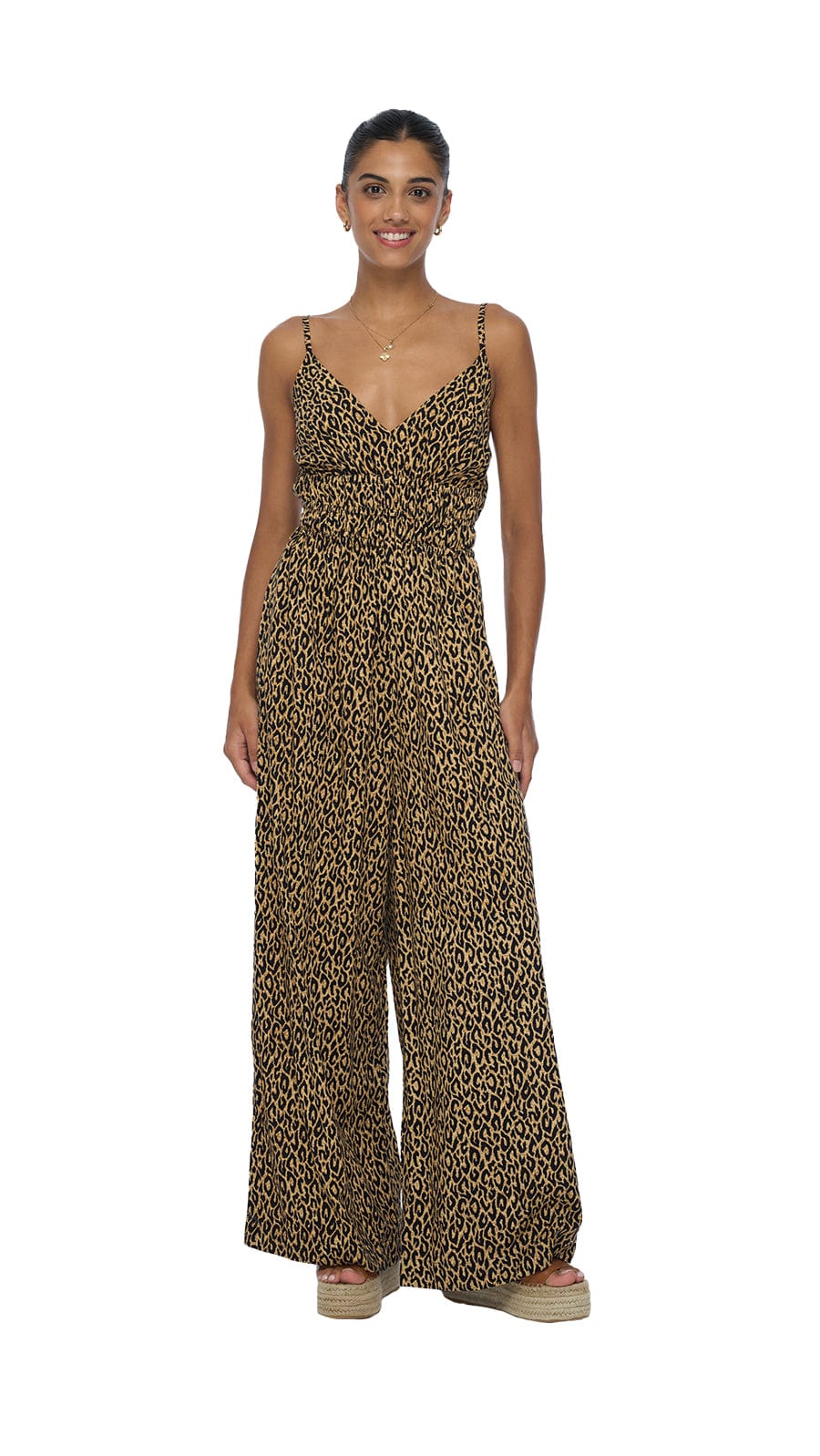 khushclothing JUMPSUITS Perola Muse Jumpsuit - Fierce Camel