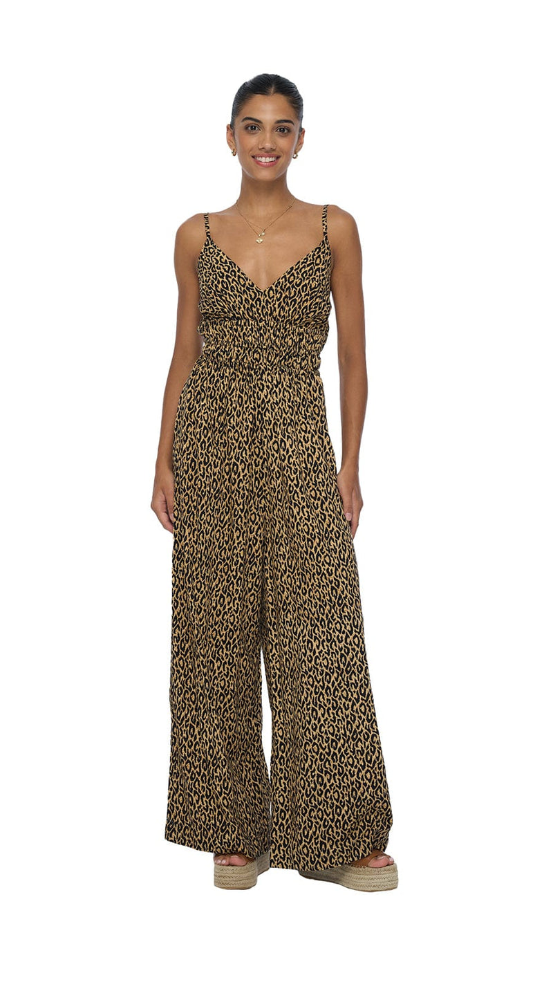 khushclothing JUMPSUITS Perola Muse Jumpsuit - Fierce Camel