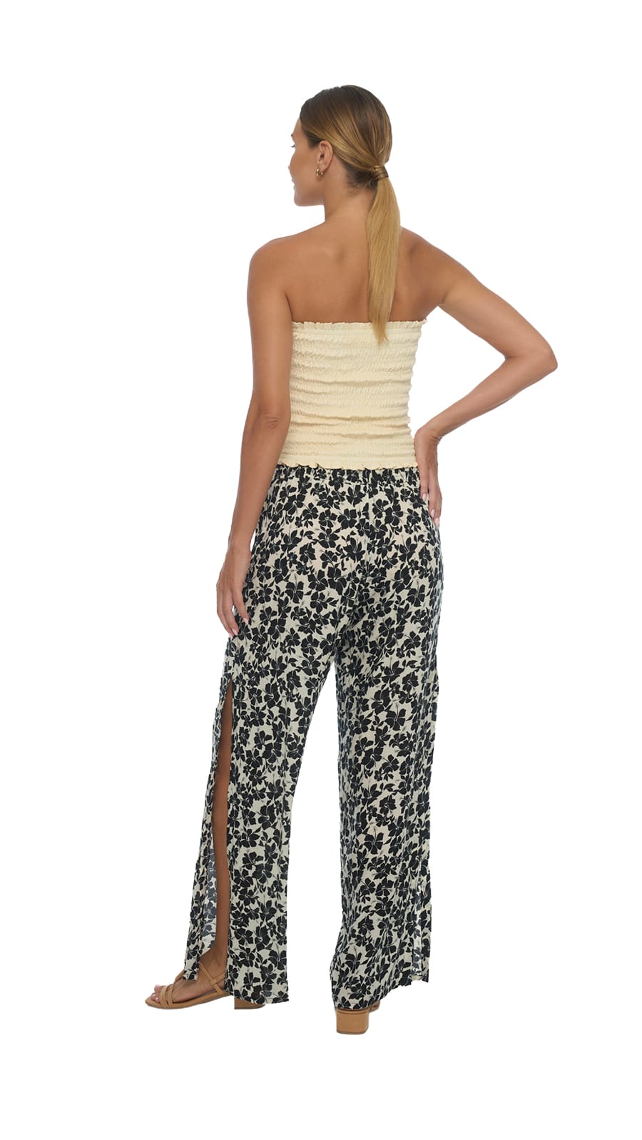khushclothing PANTS Blooming Mahana Pants - Kai Black