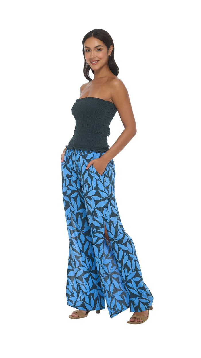 khushclothing PANTS Blooming Mahana Pants - Laleen Charcoal