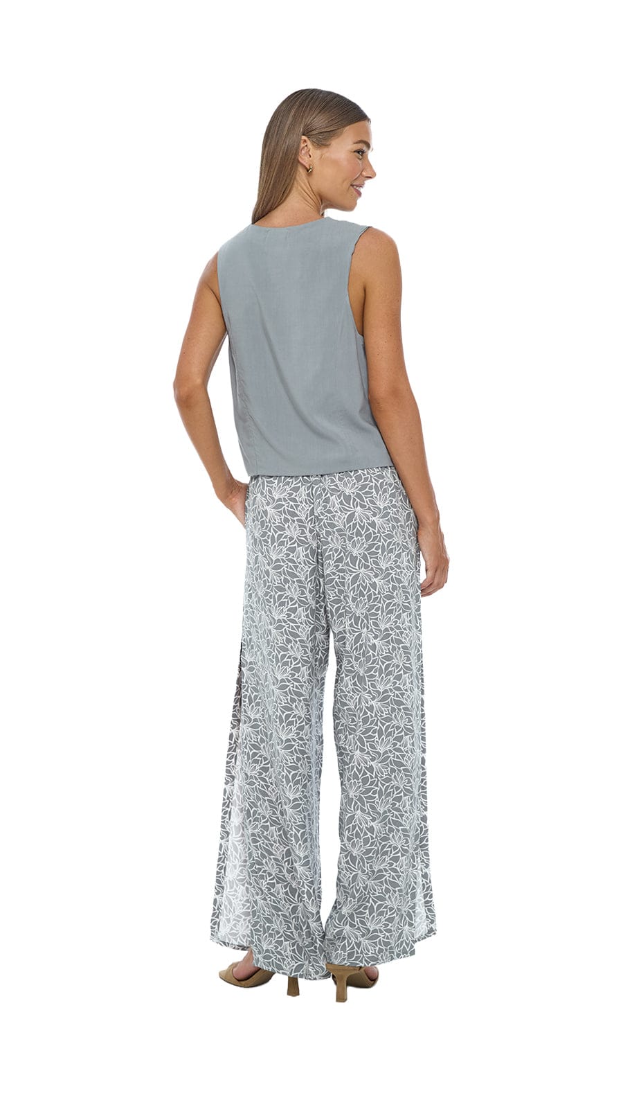 khushclothing PANTS Blooming Mahana Pants - Lysoria Grey
