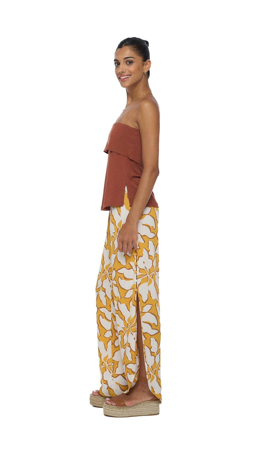 khushclothing PANTS Stairway to Haven Pants - Bloomtide Amber