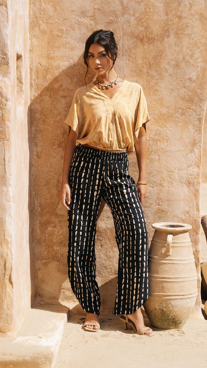 khushclothing PANTS Stairway to Haven Pants - Current Black