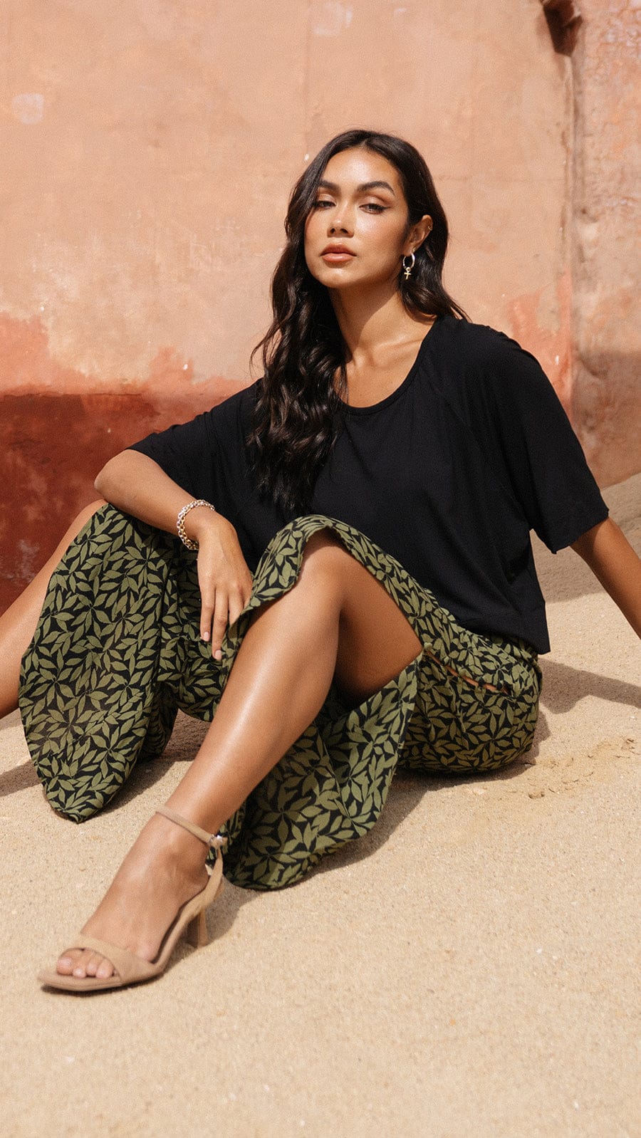 khushclothing PANTS Stairway to Haven Pants - Petaline Black