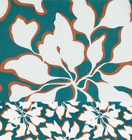 khushclothing SKIRT Begonia Skirt - Blooms Petrol