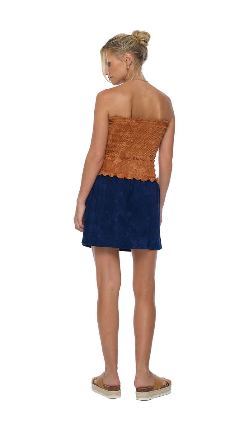 khushclothing SKIRT Begonia Skirt - Hazy Navy