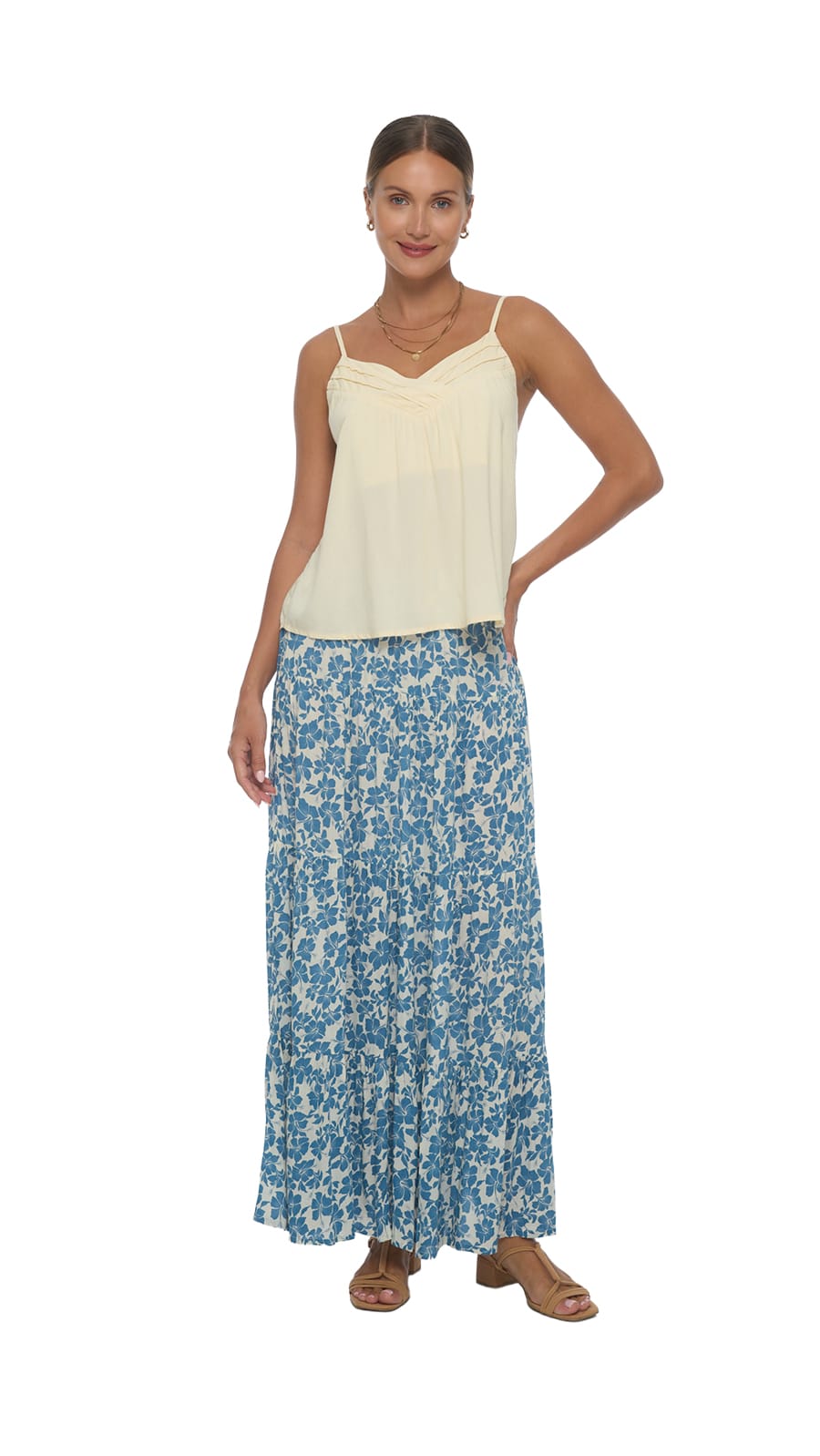 khushclothing SKIRT Belle Sole Skirt - Kai Denim