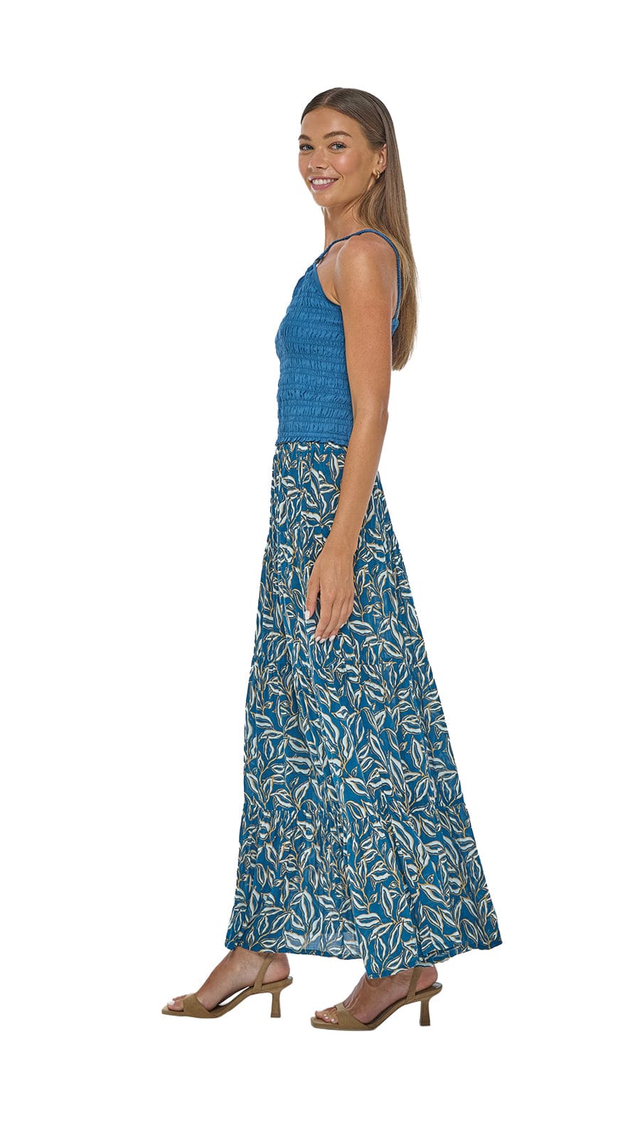 khushclothing SKIRT Belle Sole Skirt - Lauris Petrol