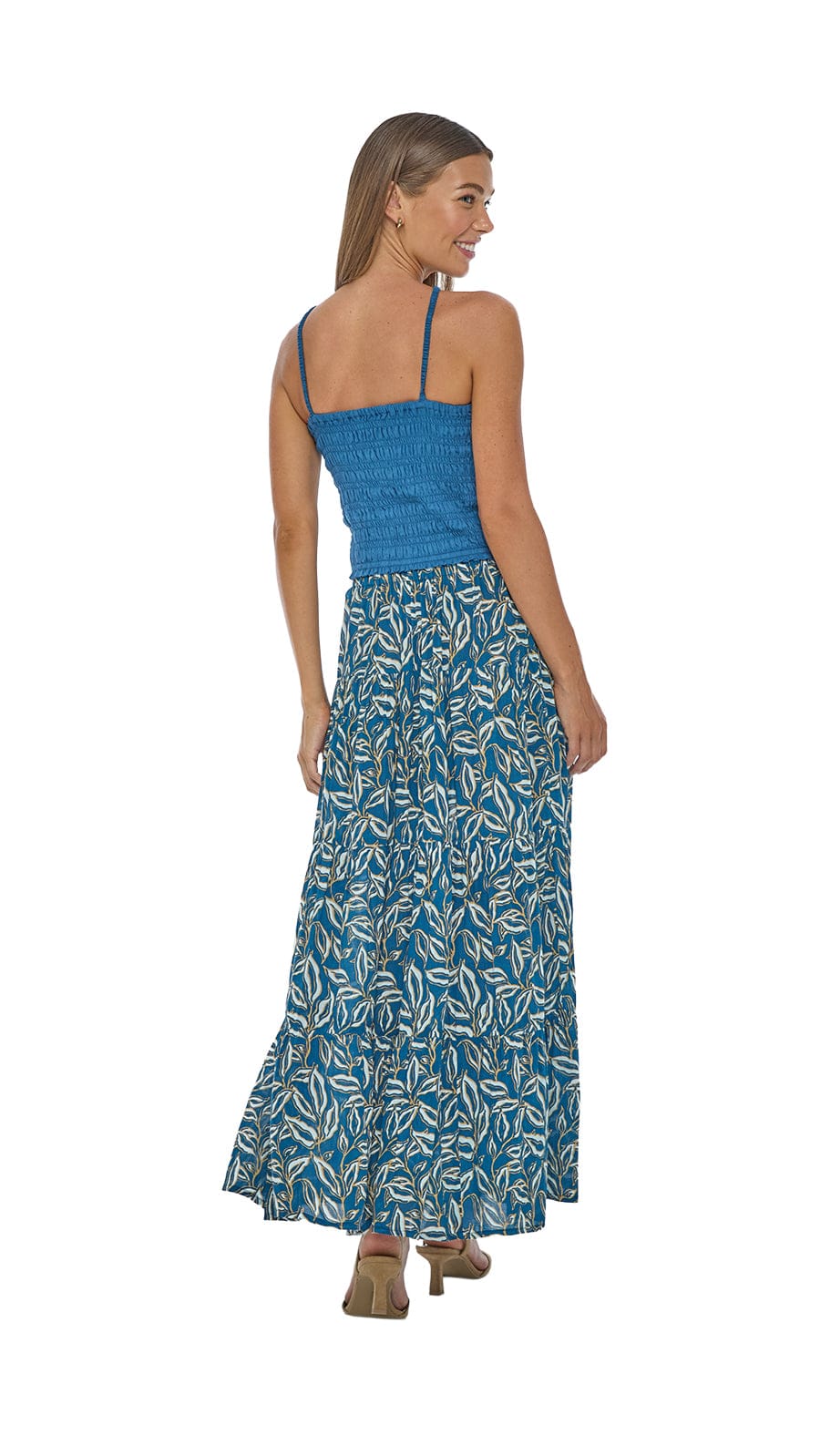 khushclothing SKIRT Belle Sole Skirt - Lauris Petrol