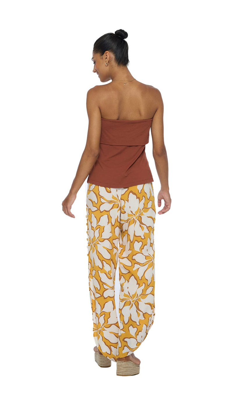 khushclothing TOPS Aster Strapless Top - Mocha