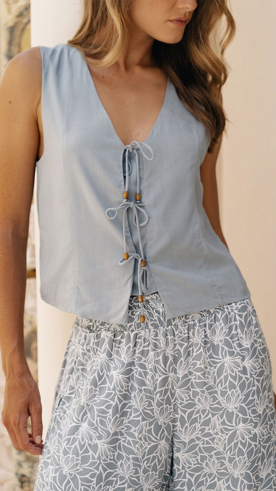 khushclothing TOPS Avelene Vest Top - Solid Grey