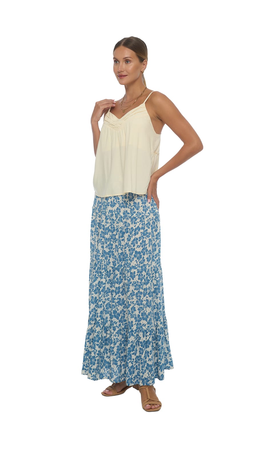 khushclothing TOPS Bellini Top - Solid Ecru