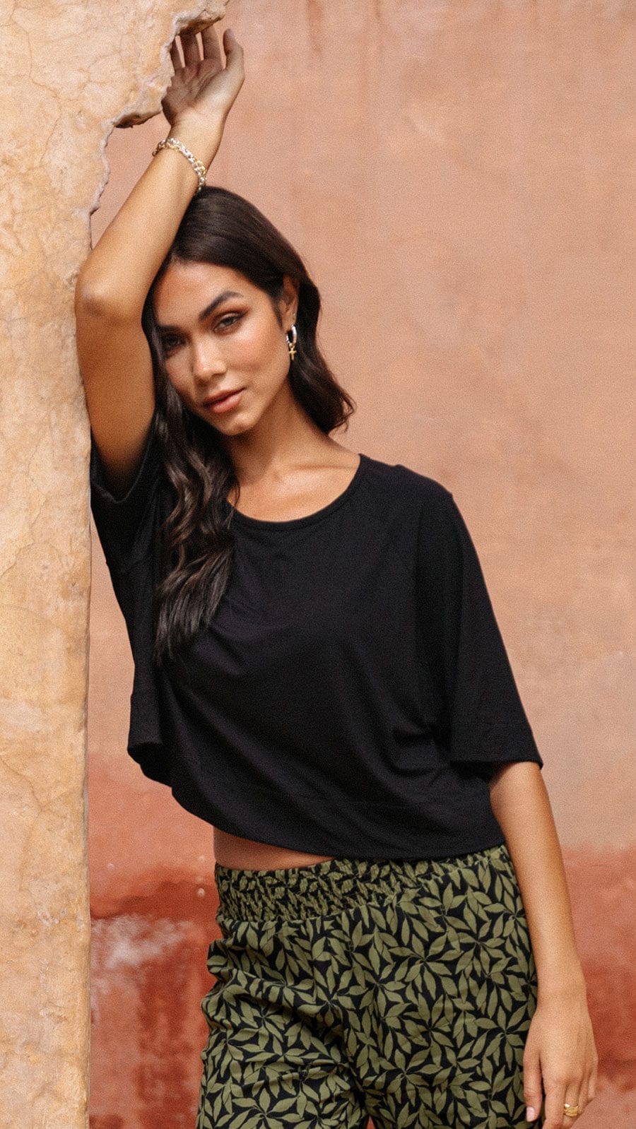 khushclothing TOPS Lorin Top - Black