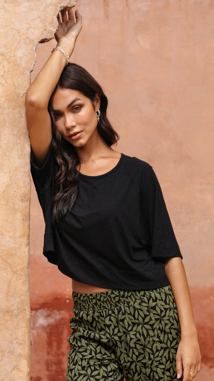 khushclothing TOPS Lorin Top - Black