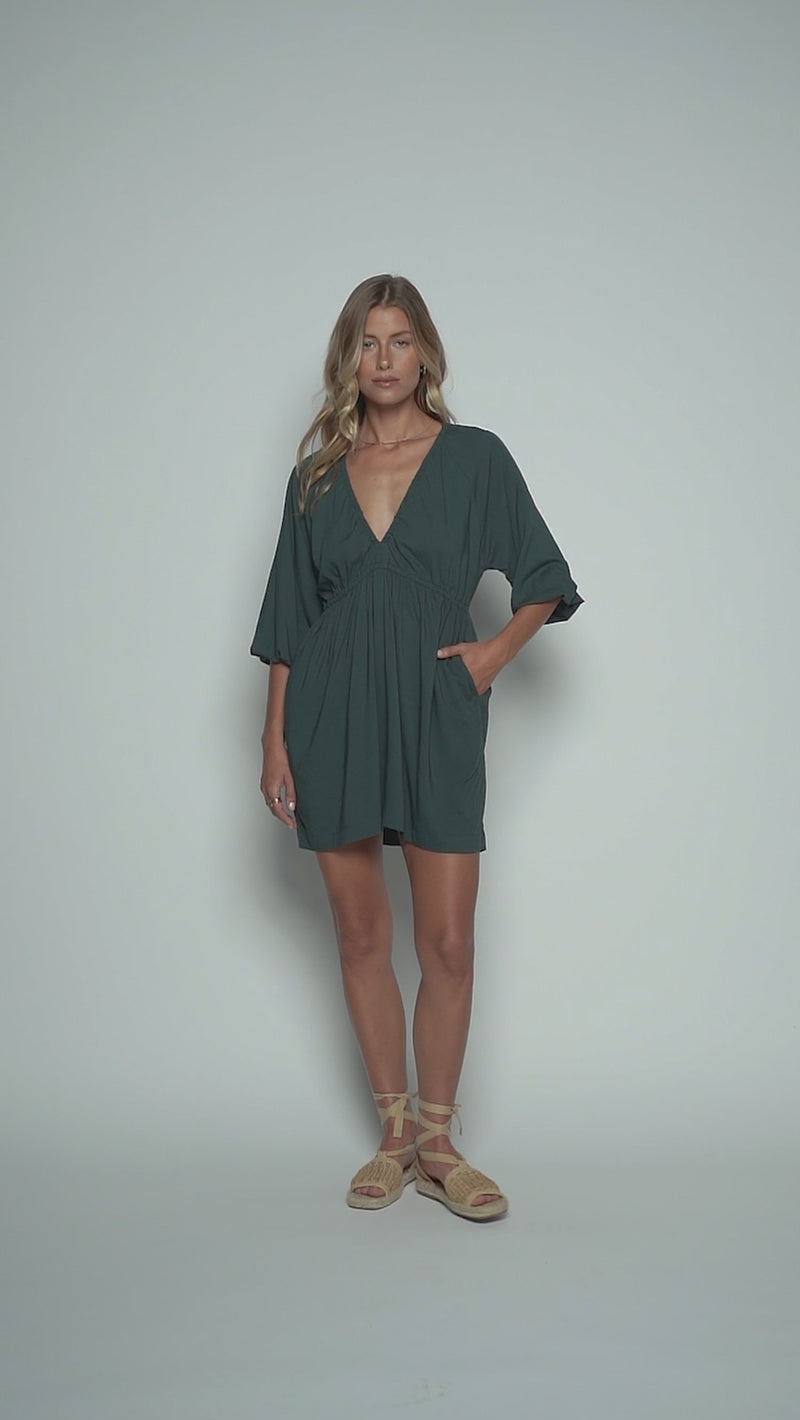 Mare Puglia Mini Dress - Solid Graphite