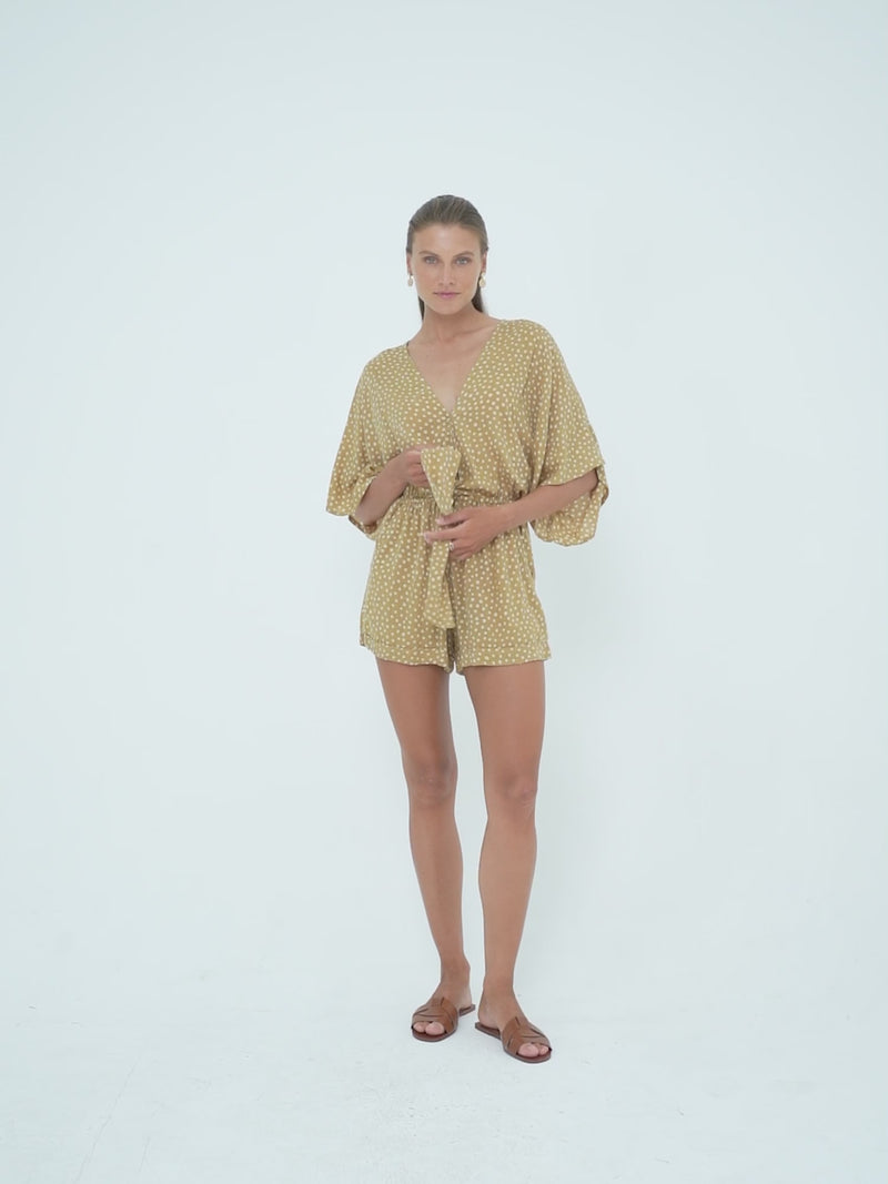 Front-Tied Isola Romper