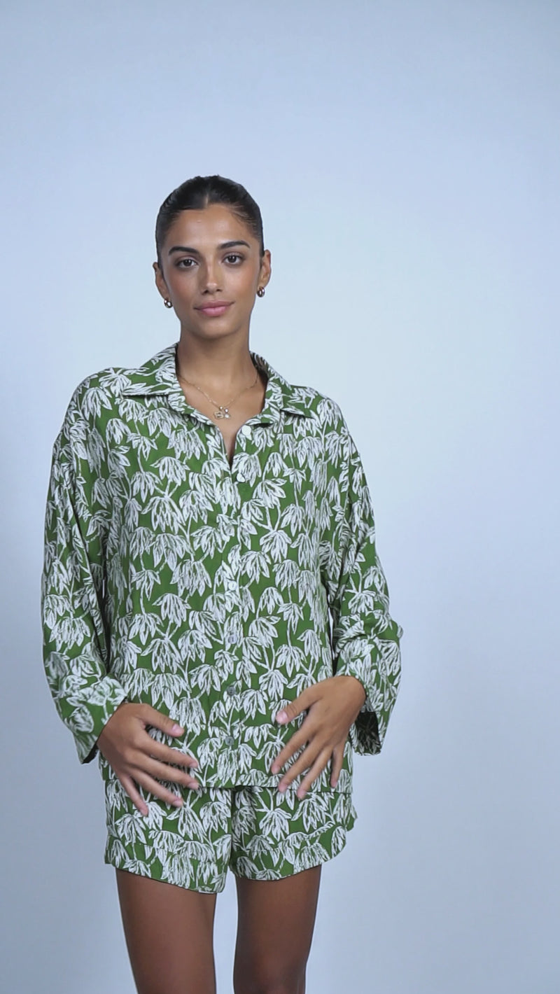 Button Down Shirt Vanoria - Canopy Green