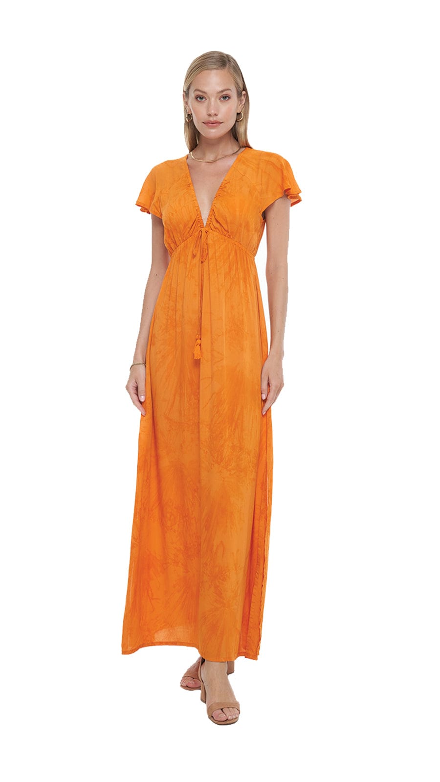 Dream Tangerine Leilani Maxi Dress