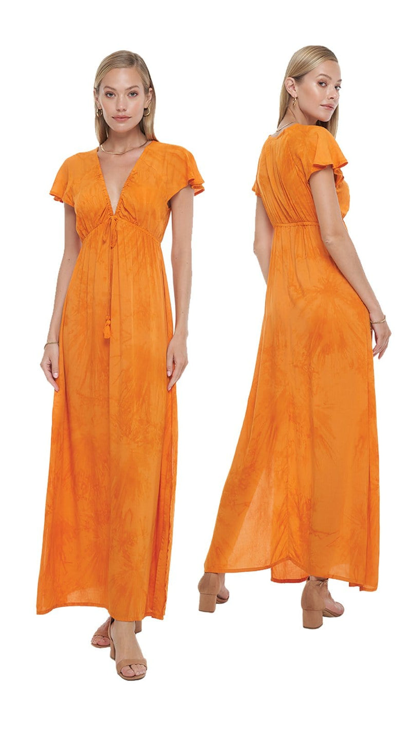 khushclothing DRESSES Dream Tangerine Leilani Maxi Dress